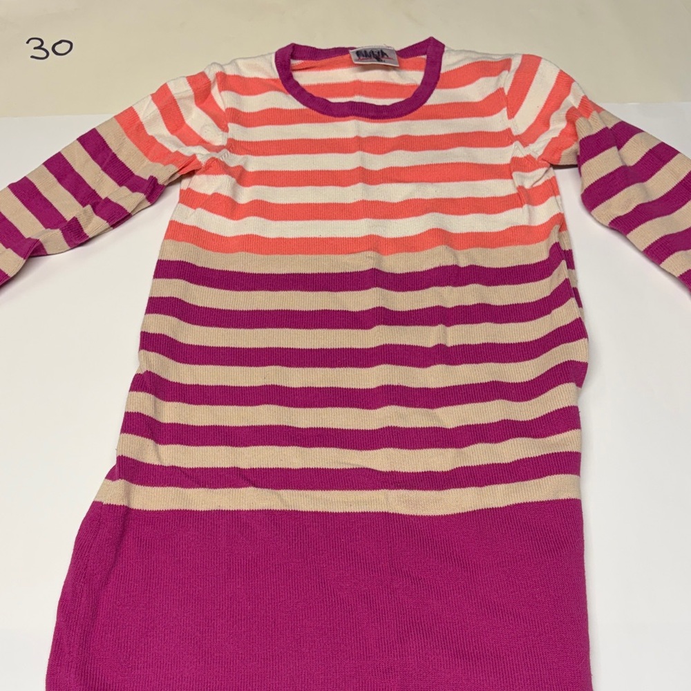 Hanna Andersson Pink and Purple Striped Dress